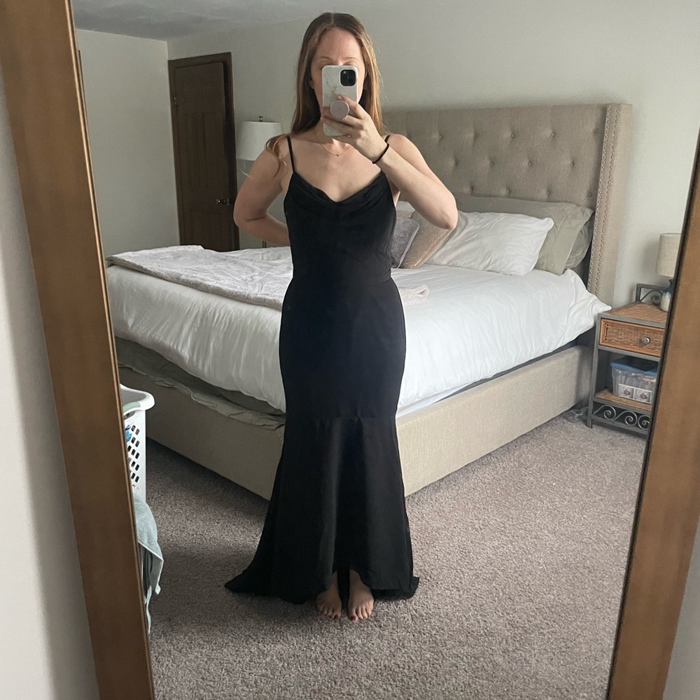 Azazie Summer Black Dress
